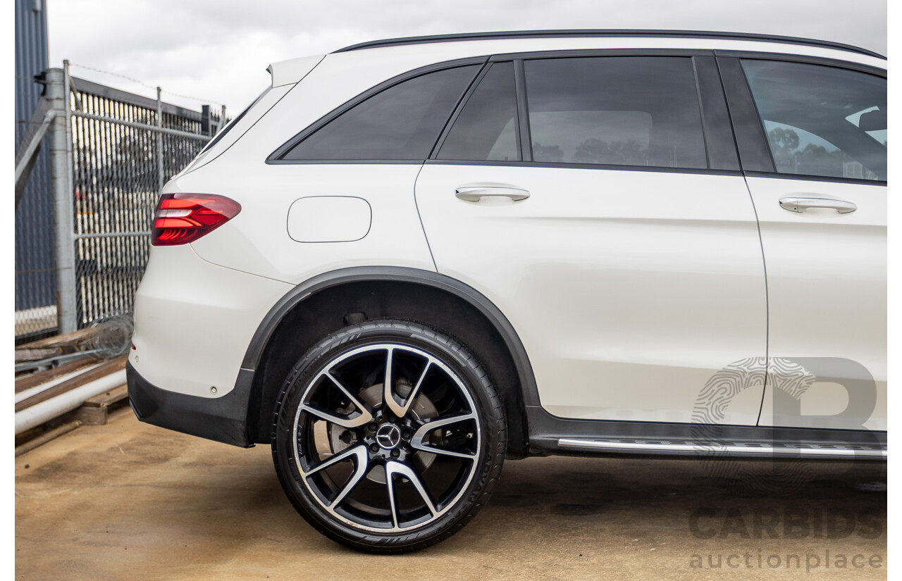 12/2016 Mercedes-Benz GLC 43 AMG (AWD) 253 MY17 4D Wagon Diamond White Bright Turbo 3.0L