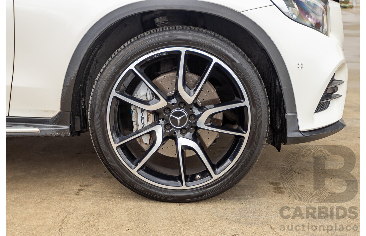 12/2016 Mercedes-Benz GLC 43 AMG (AWD) 253 MY17 4D Wagon Diamond White Bright Turbo 3.0L