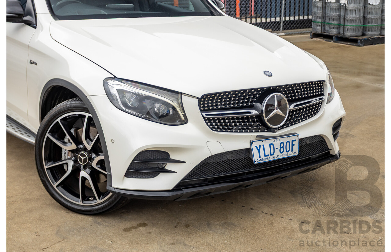 12/2016 Mercedes-Benz GLC 43 AMG (AWD) 253 MY17 4D Wagon Diamond White Bright Turbo 3.0L