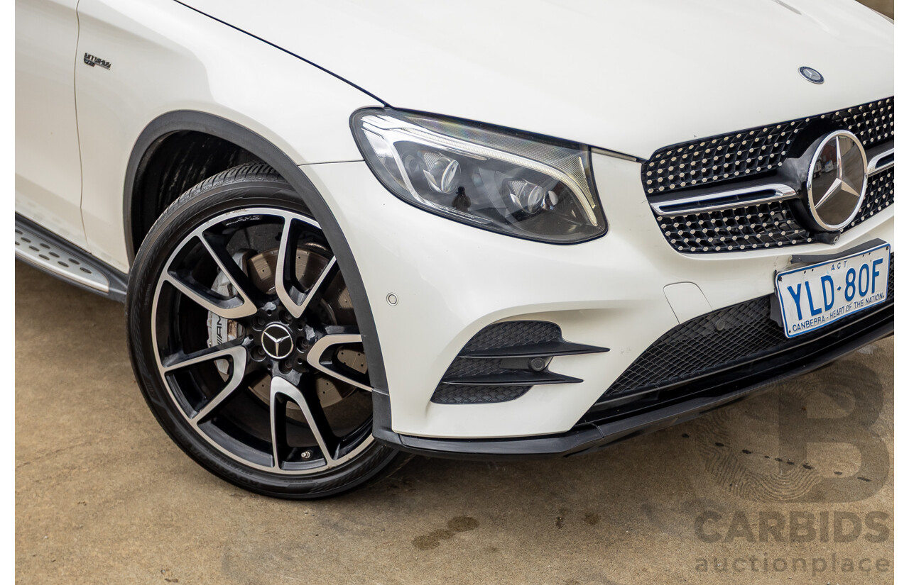 12/2016 Mercedes-Benz GLC 43 AMG (AWD) 253 MY17 4D Wagon Diamond White Bright Turbo 3.0L