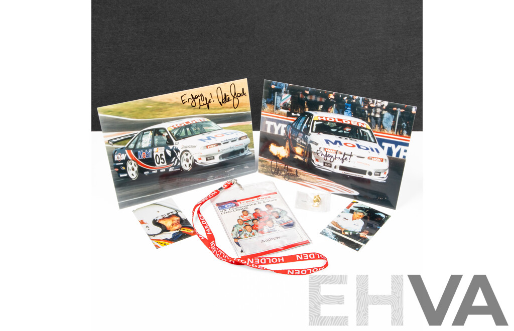 Holden Racing Team Memorabilia Collection Featuring Peter Brock Signed Photographs