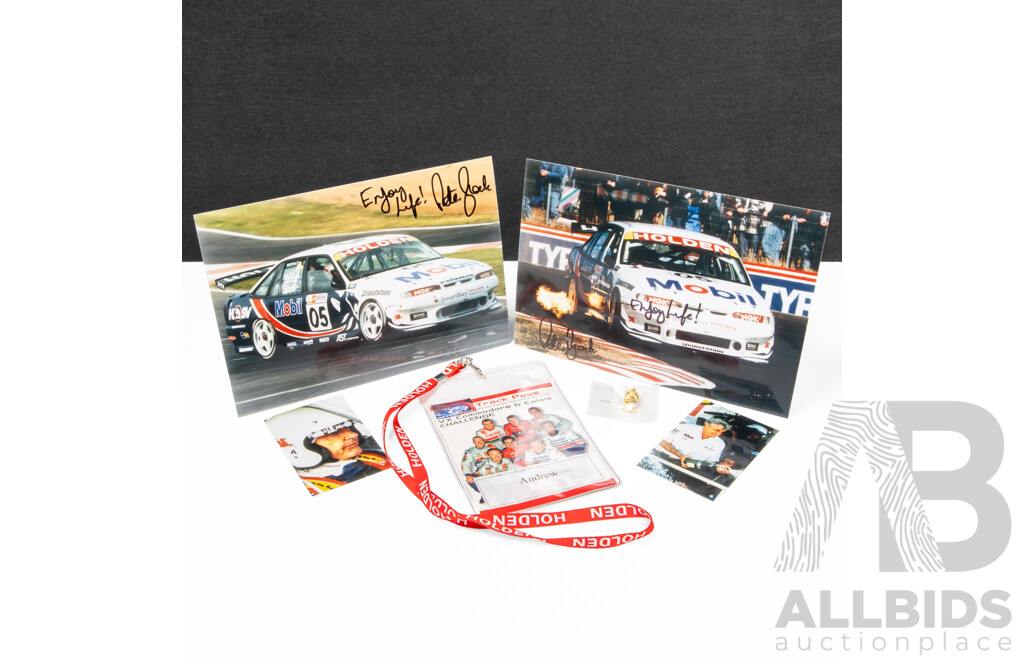 Holden Racing Team Memorabilia Collection Featuring Peter Brock Signed Photographs