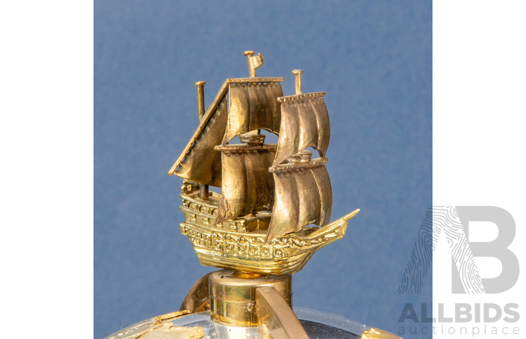 St. James House Meridian Globe Clock, Limited Edition 022/1500