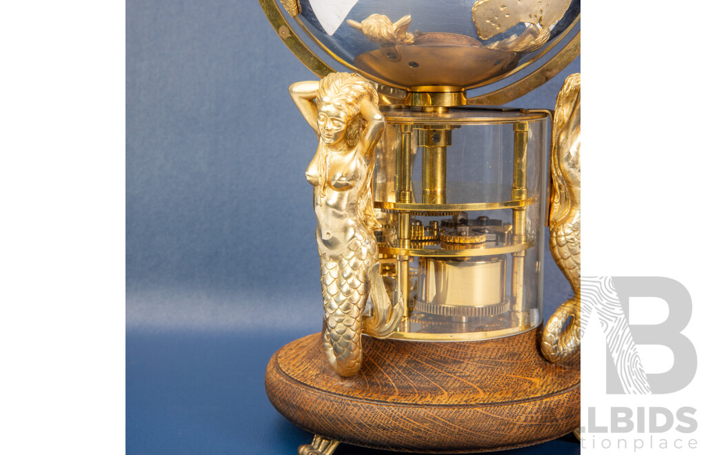 St. James House Meridian Globe Clock, Limited Edition 022/1500