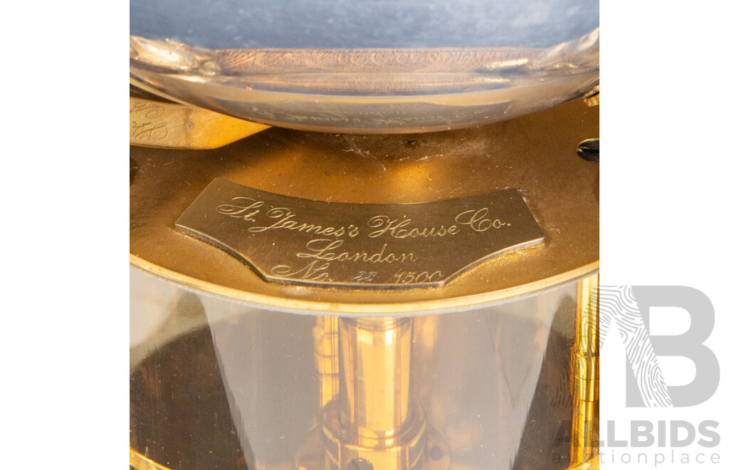 St. James House Meridian Globe Clock, Limited Edition 022/1500