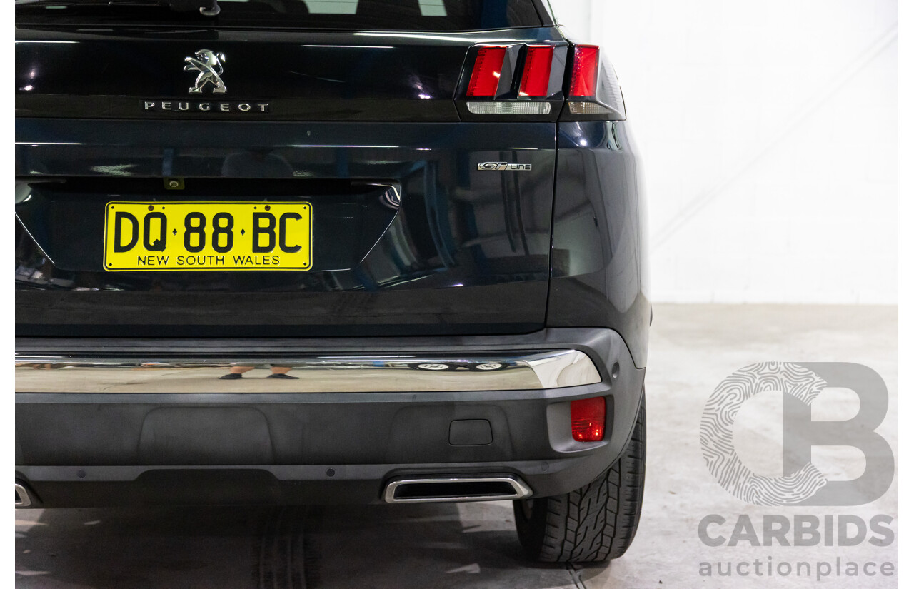 08/2017 Peugeot 3008 GT Line (FWD) P84 4d Wagon Cumulus Grey Metallic Turbo 1.6L