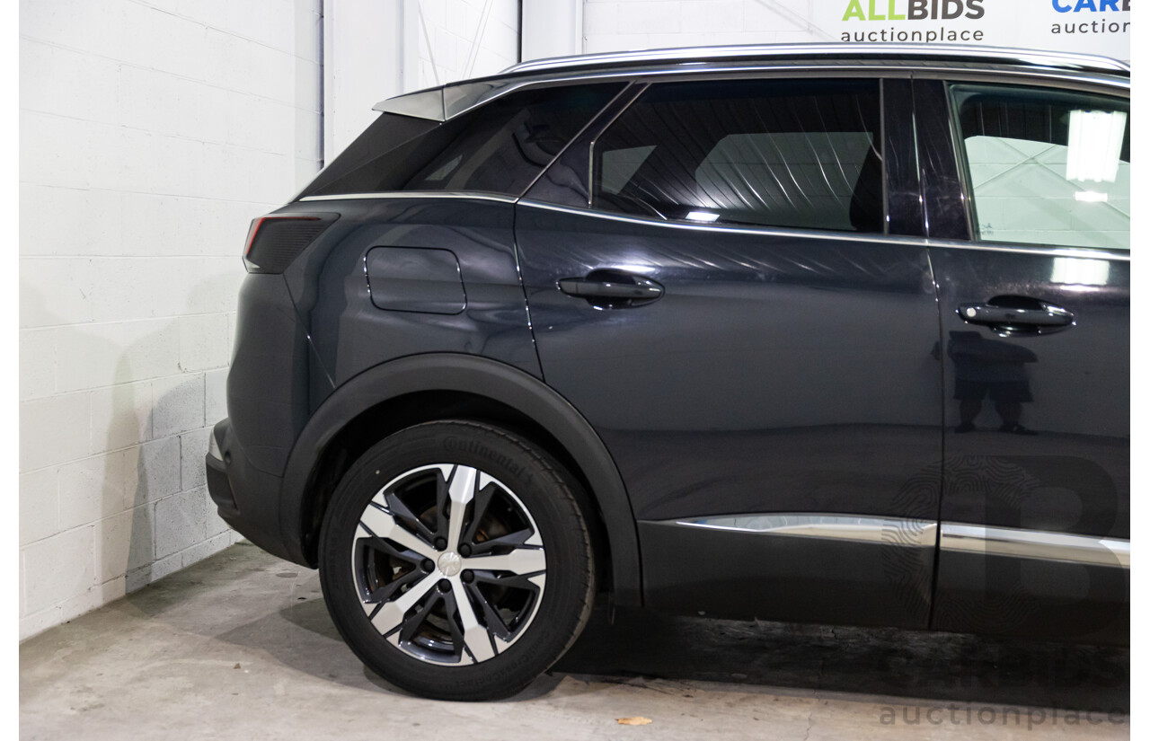 08/2017 Peugeot 3008 GT Line (FWD) P84 4d Wagon Cumulus Grey Metallic Turbo 1.6L