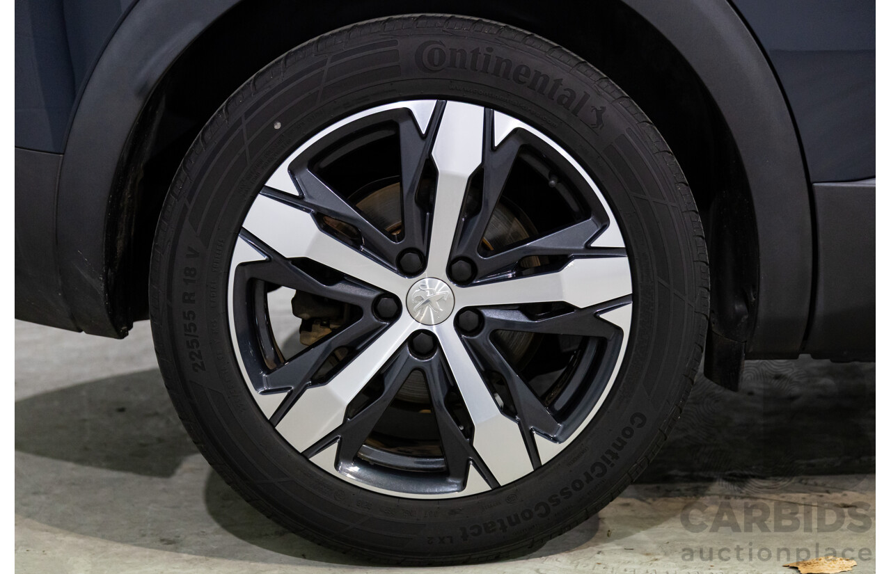 08/2017 Peugeot 3008 GT Line (FWD) P84 4d Wagon Cumulus Grey Metallic Turbo 1.6L