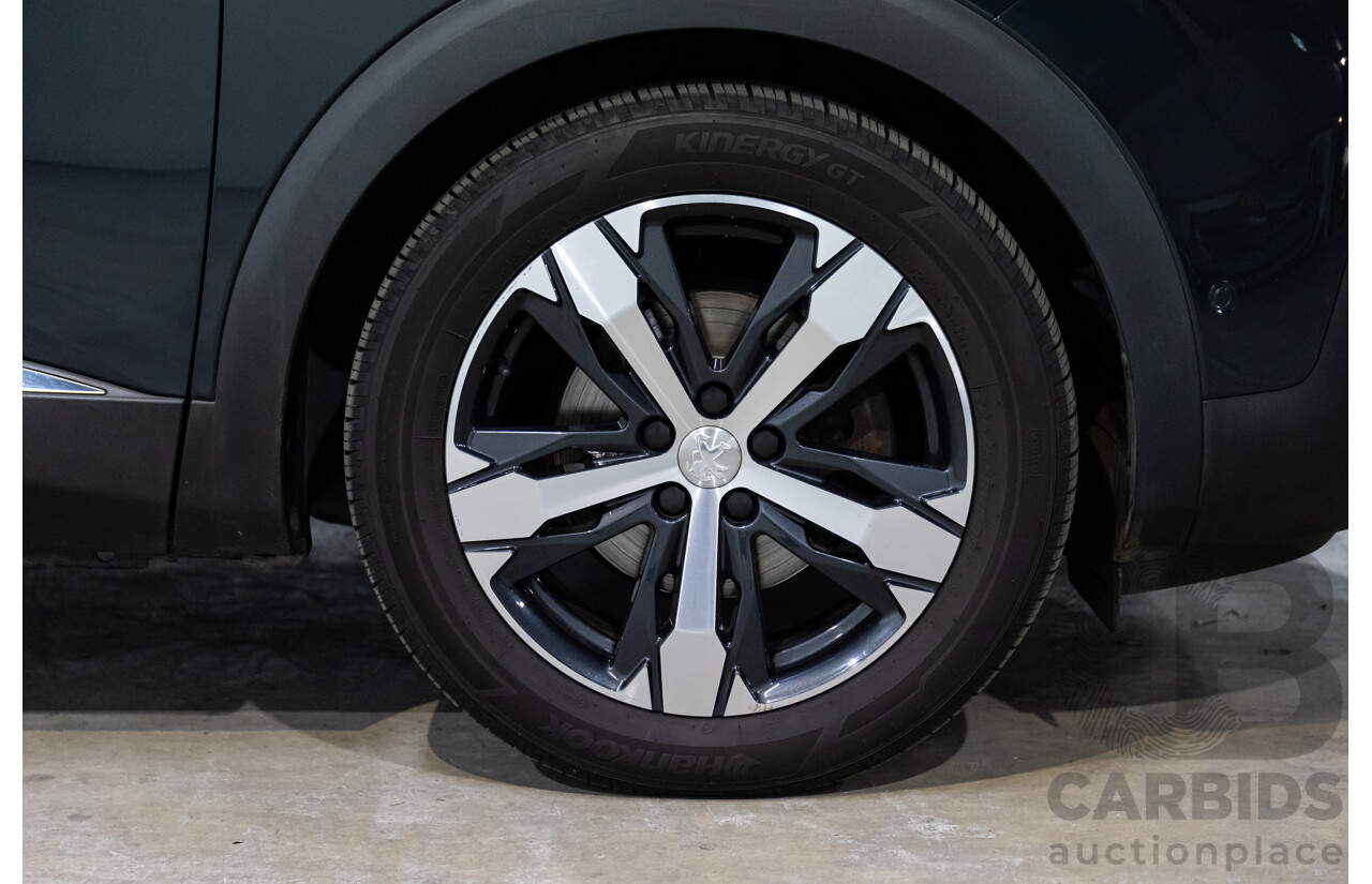 08/2017 Peugeot 3008 GT Line (FWD) P84 4d Wagon Cumulus Grey Metallic Turbo 1.6L