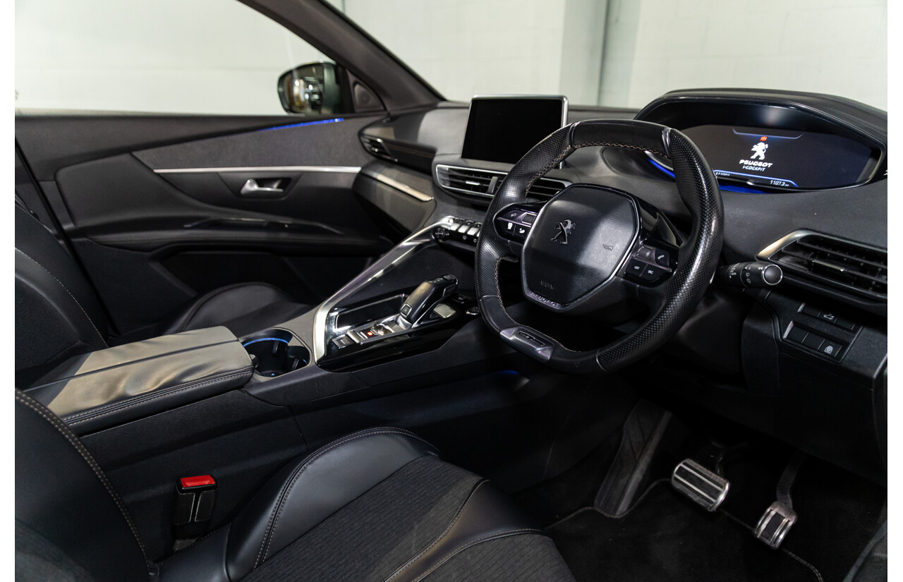 08/2017 Peugeot 3008 GT Line (FWD) P84 4d Wagon Cumulus Grey Metallic Turbo 1.6L