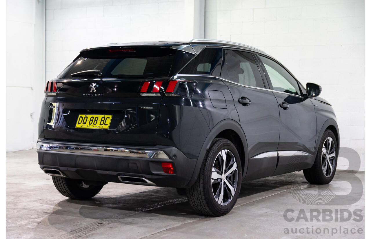 08/2017 Peugeot 3008 GT Line (FWD) P84 4d Wagon Cumulus Grey Metallic Turbo 1.6L