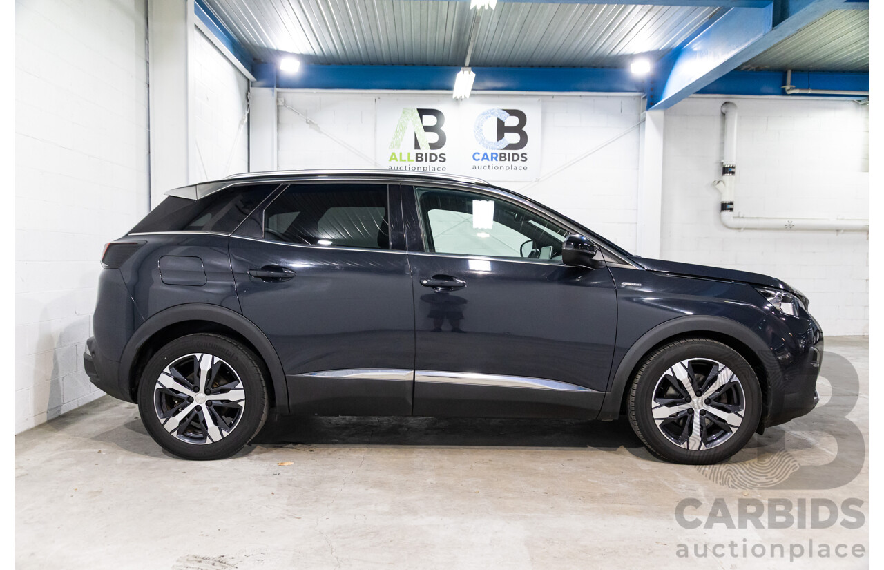 08/2017 Peugeot 3008 GT Line (FWD) P84 4d Wagon Cumulus Grey Metallic Turbo 1.6L