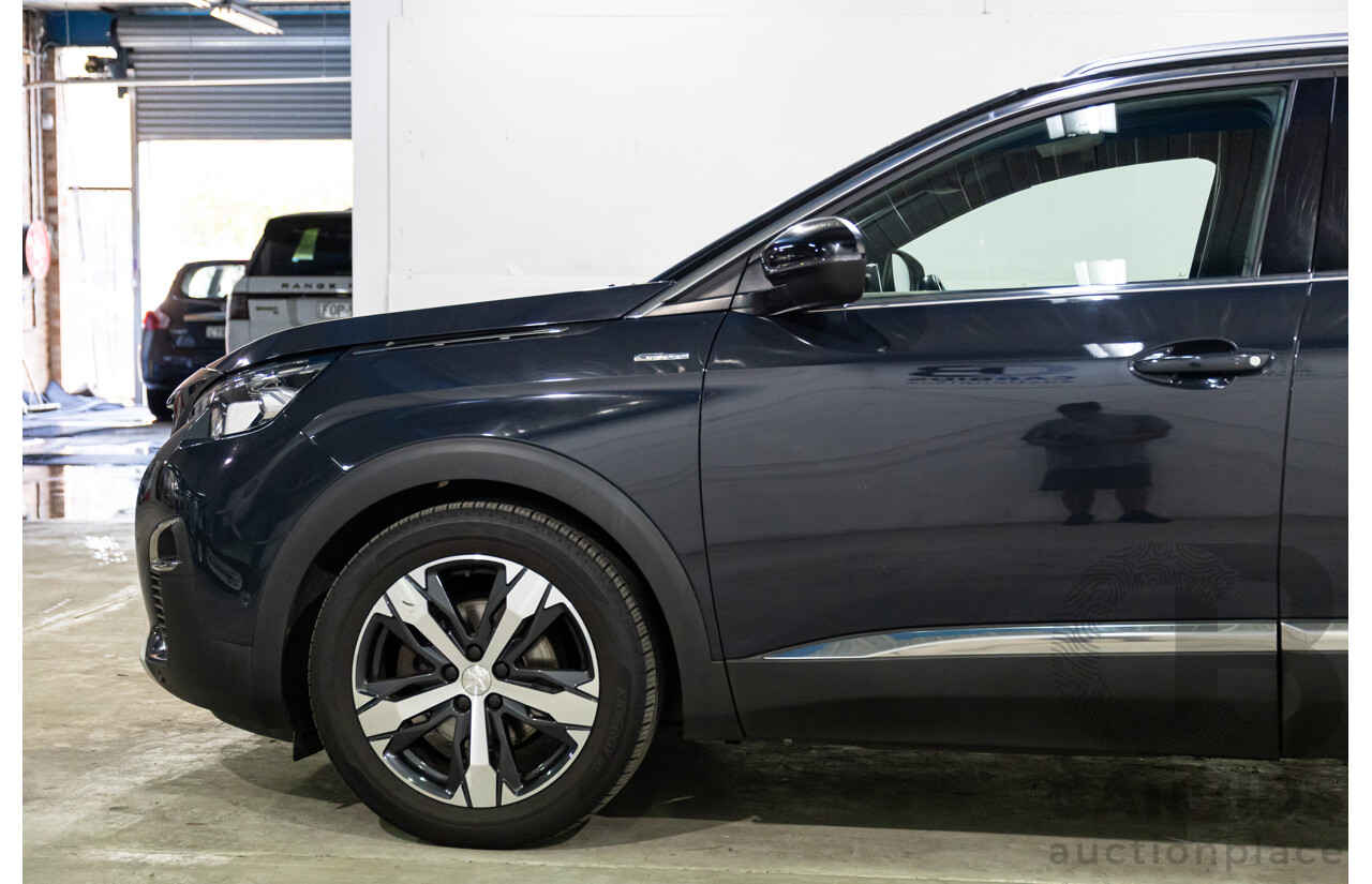 08/2017 Peugeot 3008 GT Line (FWD) P84 4d Wagon Cumulus Grey Metallic Turbo 1.6L