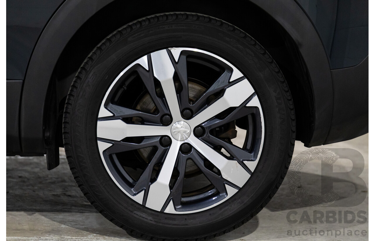 08/2017 Peugeot 3008 GT Line (FWD) P84 4d Wagon Cumulus Grey Metallic Turbo 1.6L