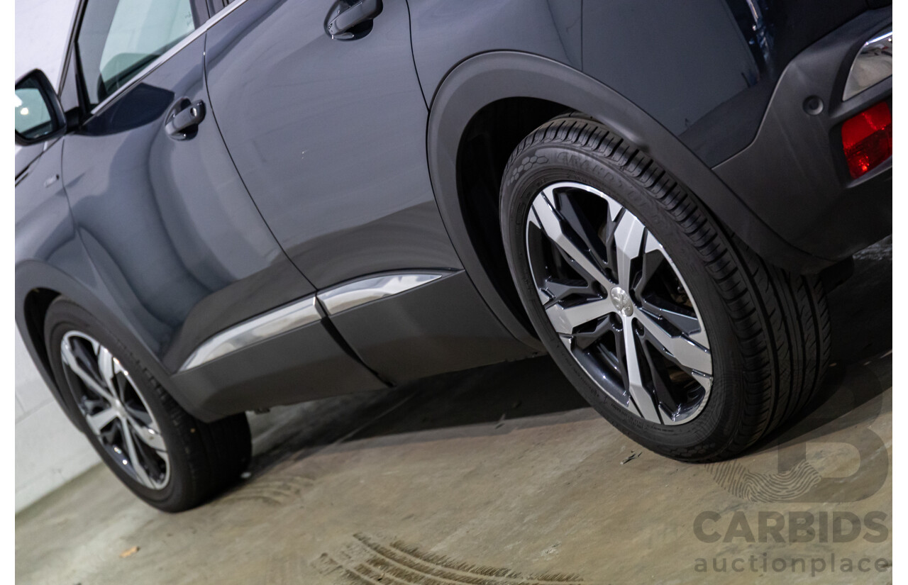 08/2017 Peugeot 3008 GT Line (FWD) P84 4d Wagon Cumulus Grey Metallic Turbo 1.6L