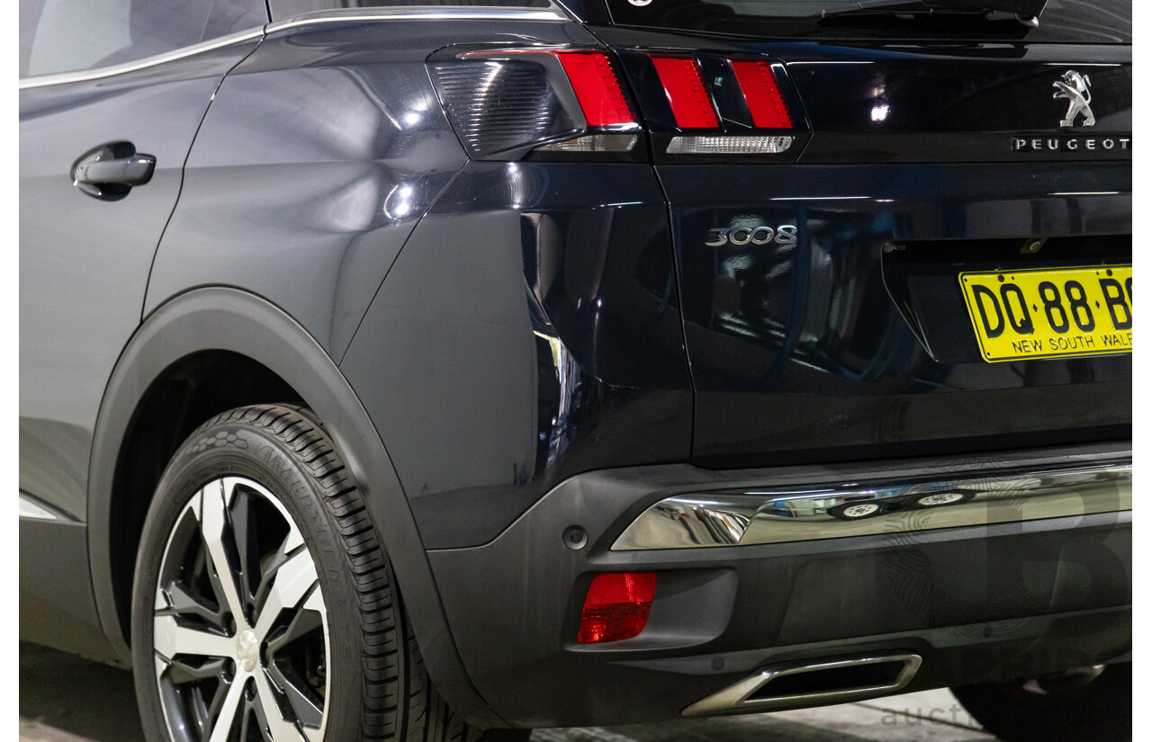 08/2017 Peugeot 3008 GT Line (FWD) P84 4d Wagon Cumulus Grey Metallic Turbo 1.6L