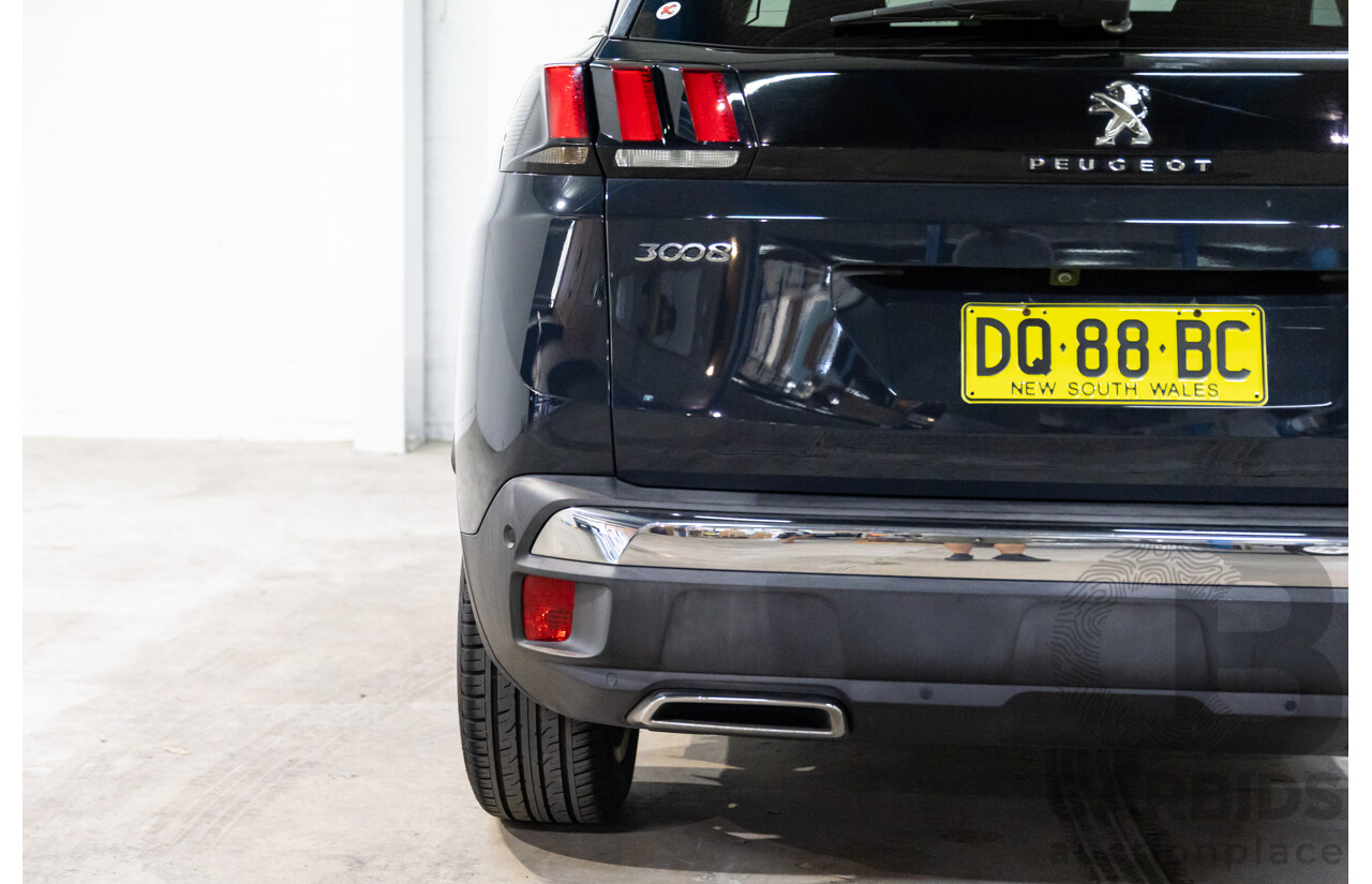 08/2017 Peugeot 3008 GT Line (FWD) P84 4d Wagon Cumulus Grey Metallic Turbo 1.6L