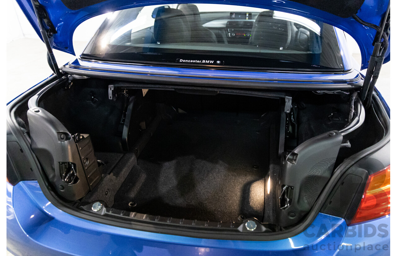 10/2014 BMW 420d M Sport F33 2d Convertible Estoril Blue Metallic Turbo Diesel 2.0L