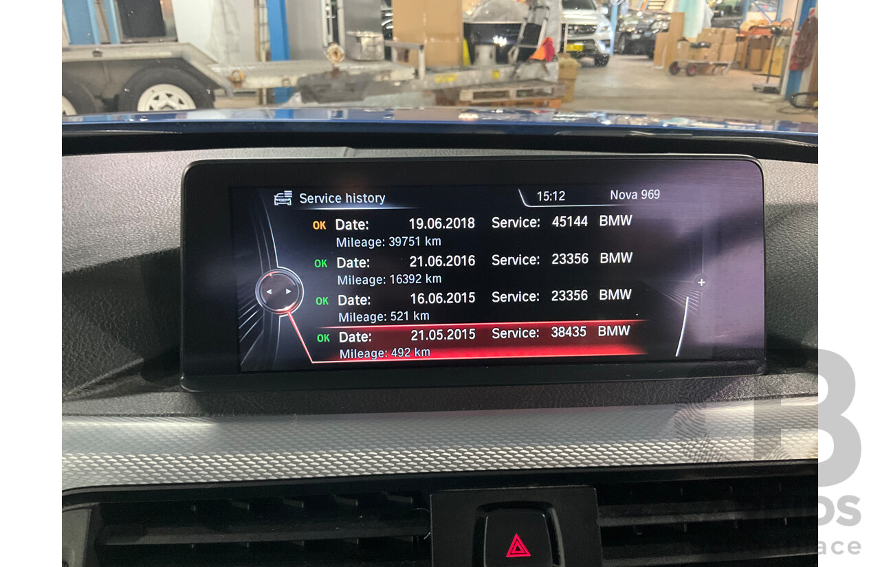 10/2014 BMW 420d M Sport F33 2d Convertible Estoril Blue Metallic Turbo Diesel 2.0L