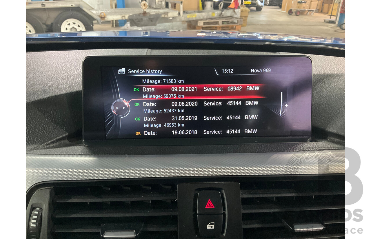 10/2014 BMW 420d M Sport F33 2d Convertible Estoril Blue Metallic Turbo Diesel 2.0L