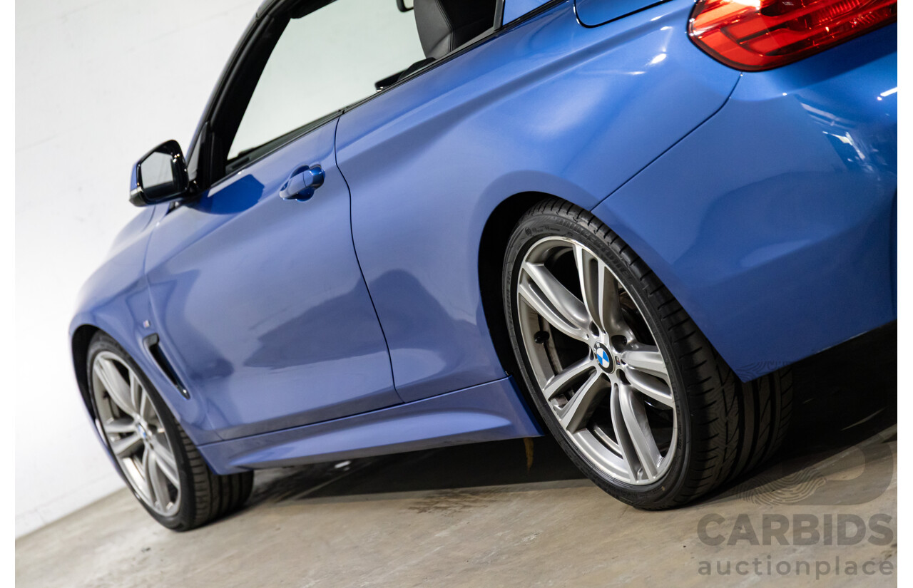 10/2014 BMW 420d M Sport F33 2d Convertible Estoril Blue Metallic Turbo Diesel 2.0L