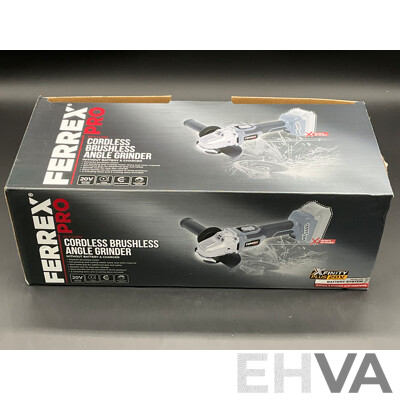 FERREX Pro 20V Cordless Brushless Angle Grinder - Skin Only