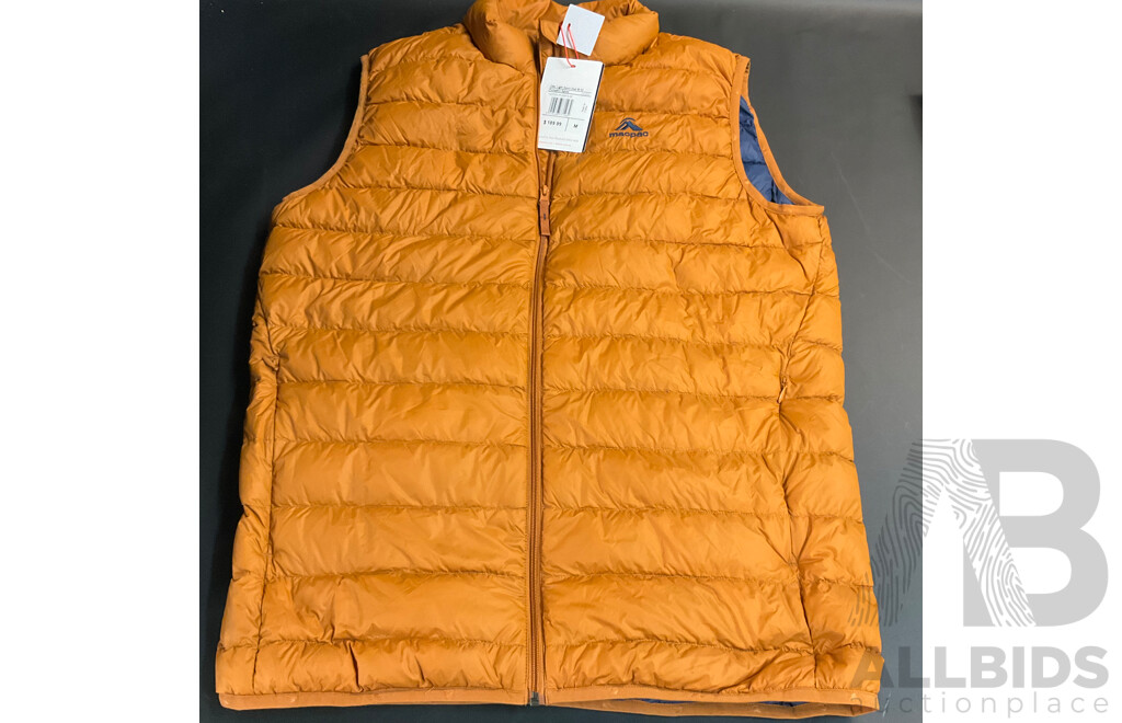 MACPAC Uber Light Down Vest M V2 - Pumpkin Spice - Size M - ORP$ 189.99
