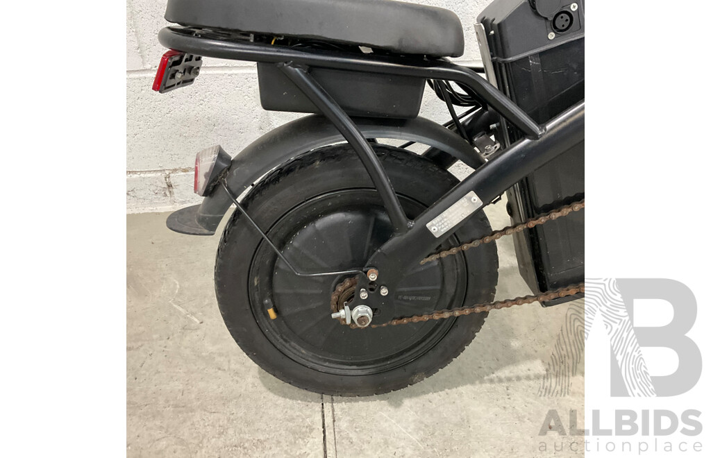 TDT013Z Black Foldable E-Bike