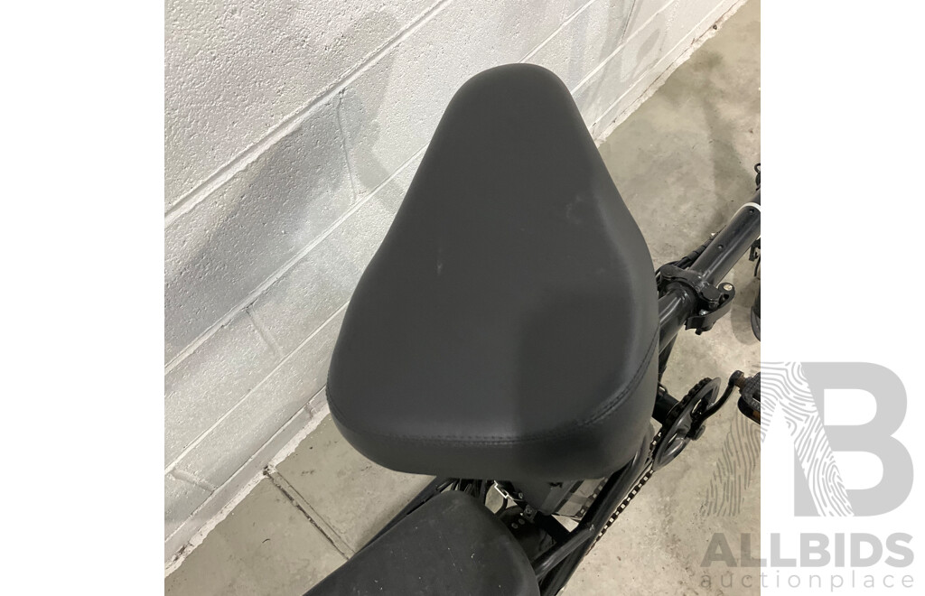 TDT013Z Black Foldable E-Bike