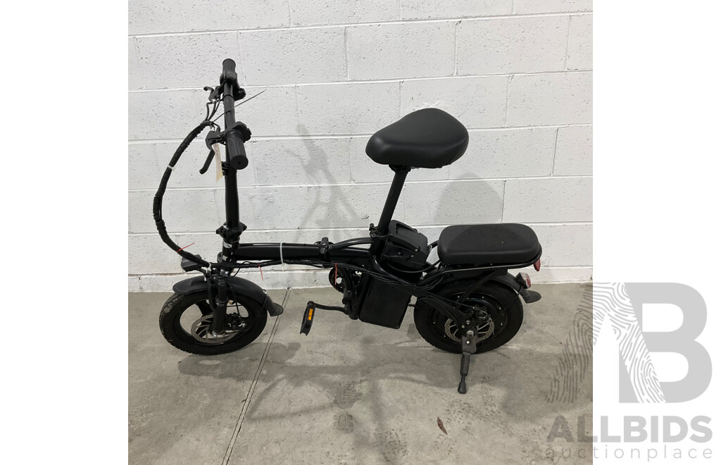 TDT013Z Black Foldable E-Bike