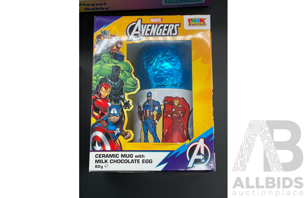 LEGO Technic (42164), MARVEL Avengers Ceramic Mug and CABBY'S DOLLHOUSE Play Set - Lot of 3