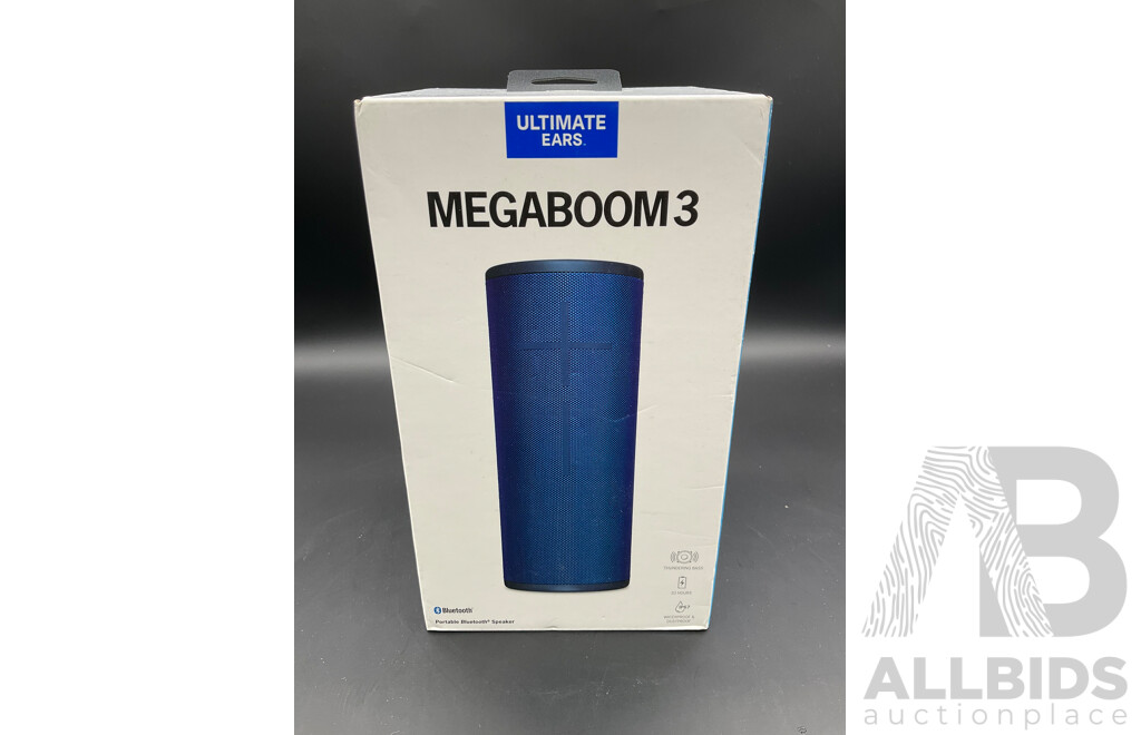 ULTIMATE EARS MegaBoom3 Portable Bluetooth Speaker - Blue