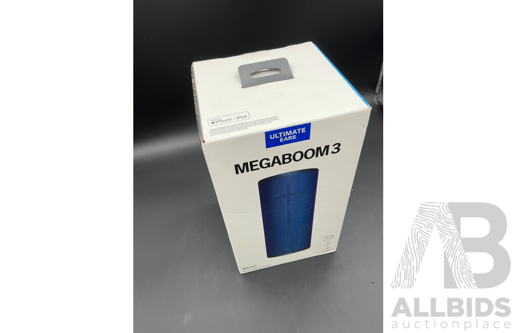 ULTIMATE EARS MegaBoom3 Portable Bluetooth Speaker - Blue
