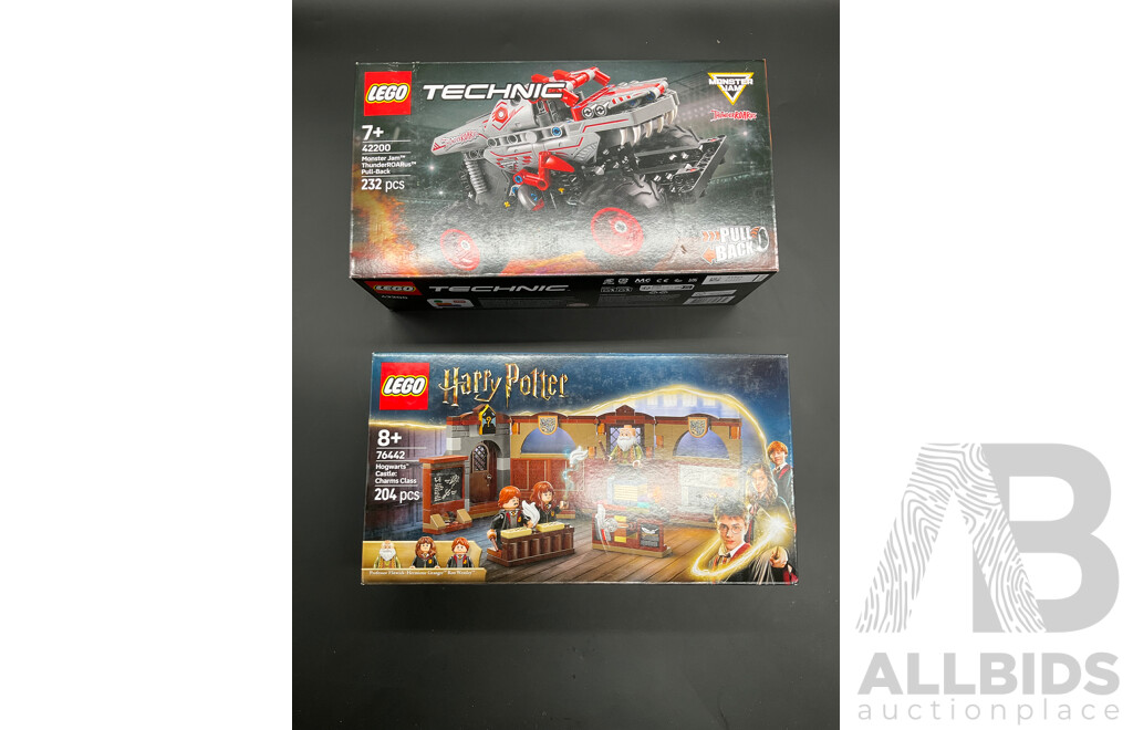LEGO Technic (42200) and Harry Potter (76442) - Lot of 2
