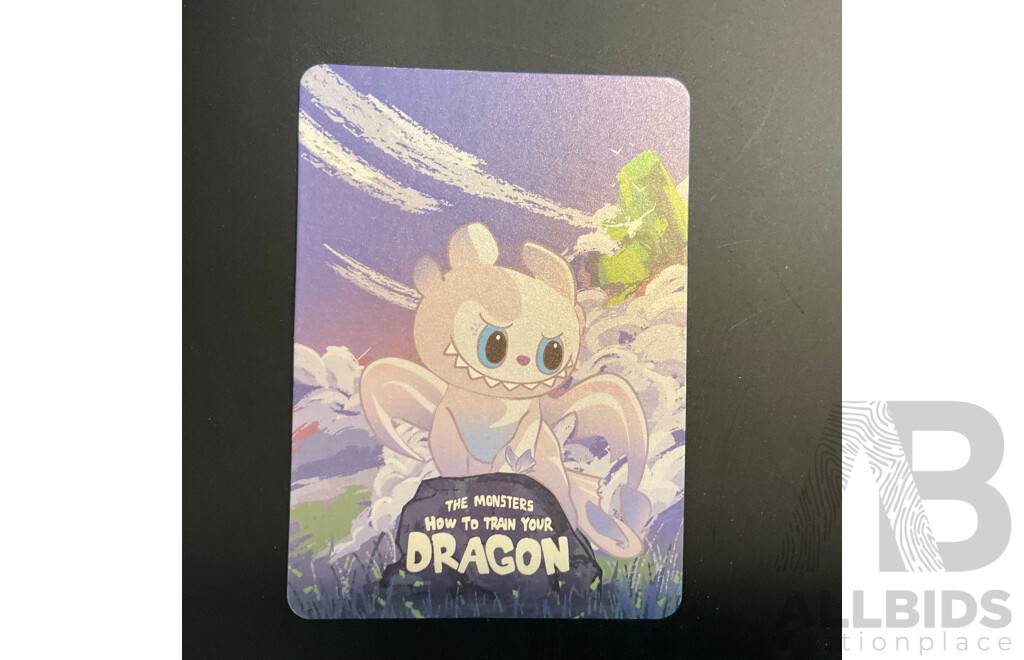 POP Mart the Monsters How to Train Your Dragon Figurine - White - Opened