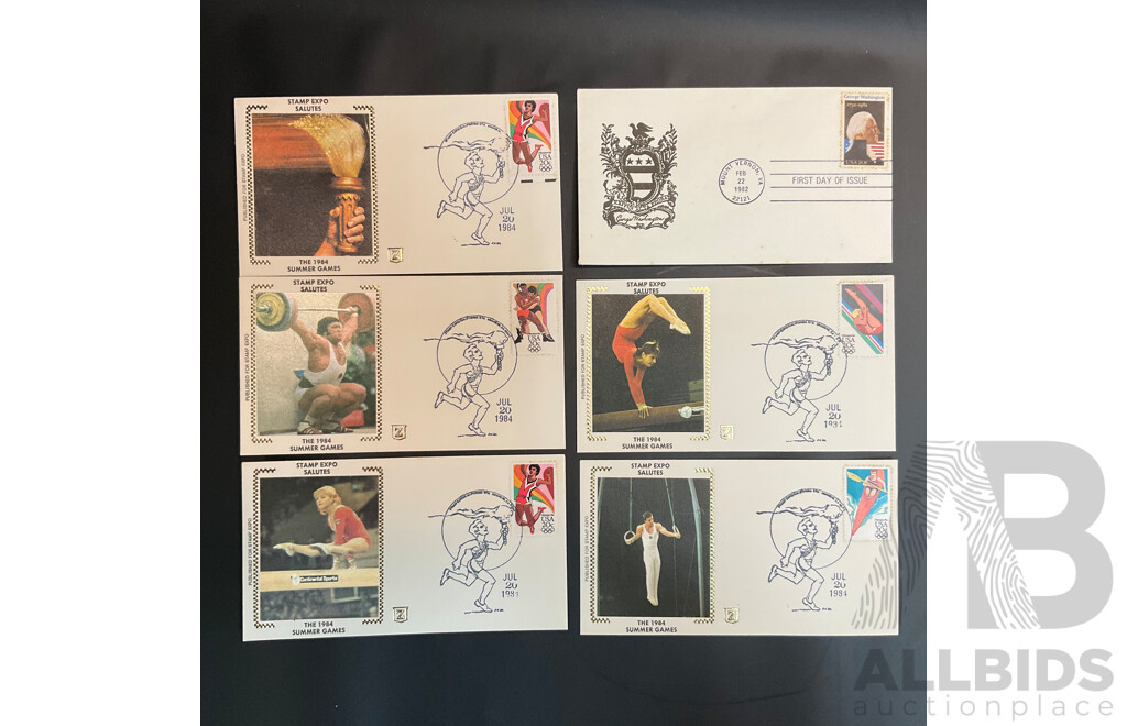 Used Envelope and Stamp Album Including South Africa, Mauritius, Aitutaki, and More