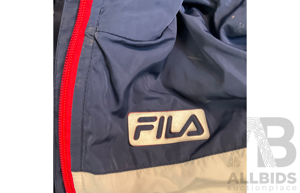 Fila Puffer Hooded Size S Jacket