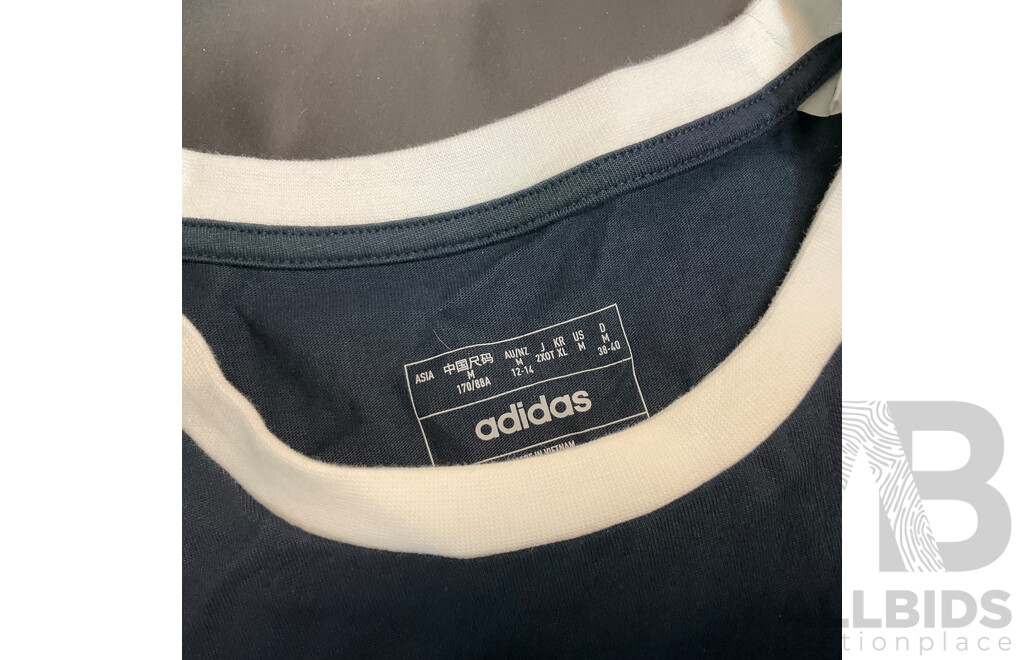 Assorted Adidas, Under Armour Apparels - Sizes M, L, XL - Lot of 5