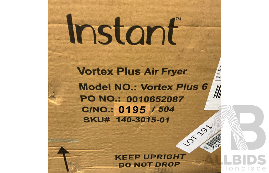 Instant Vortex Plus Air Fryer 5.7L (140-3015-01)