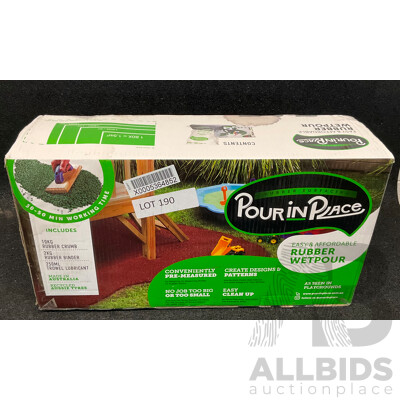 Pour in Place Forest Green Wetpour Rubber Surfacing