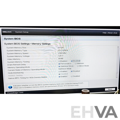 Dell PowerEdge T440 Intel Xeon SILVER (4215) 2.50GHz-3.50GHz 8-Core CPU Tower Server W/ 64GB DDR4 RAM