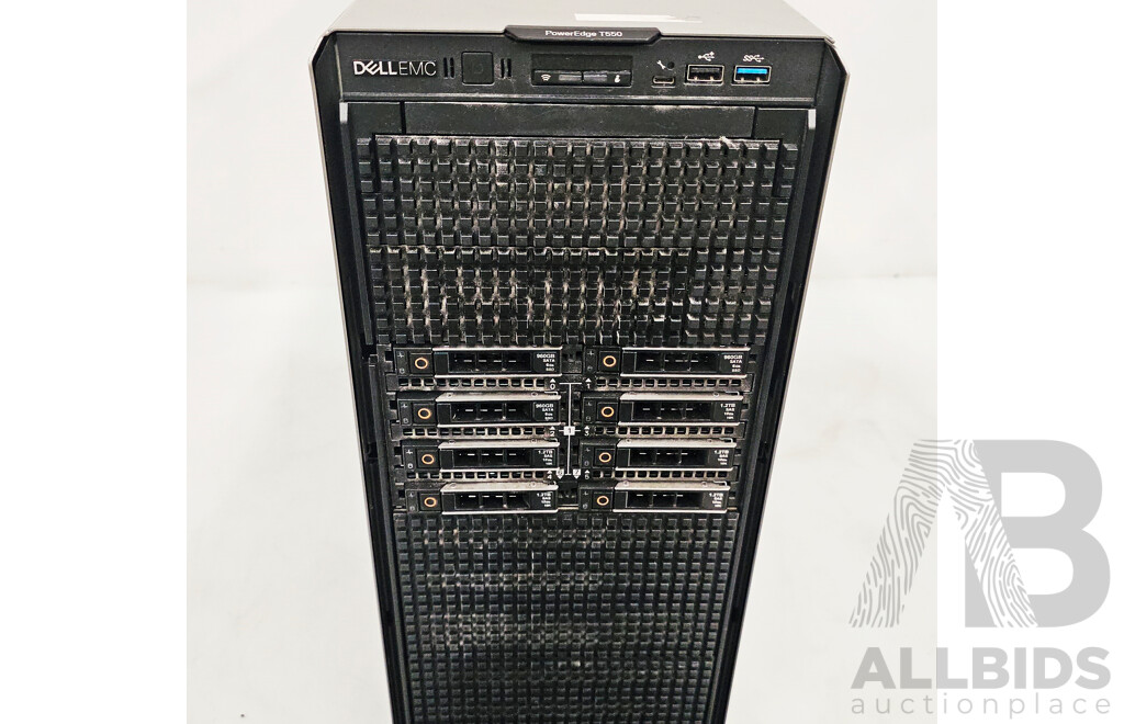 Dell PowerEdge T550 Dual Intel Xeon SILVER (4314) 2.40GHz-3.40GHz 16-Core CPU Tower Server