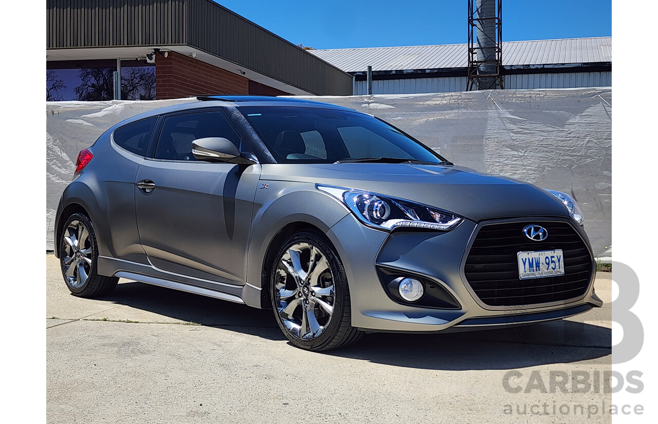 6/2016 Hyundai Veloster  FS4 SERIES 2 3d Coupe Grey 1.6L