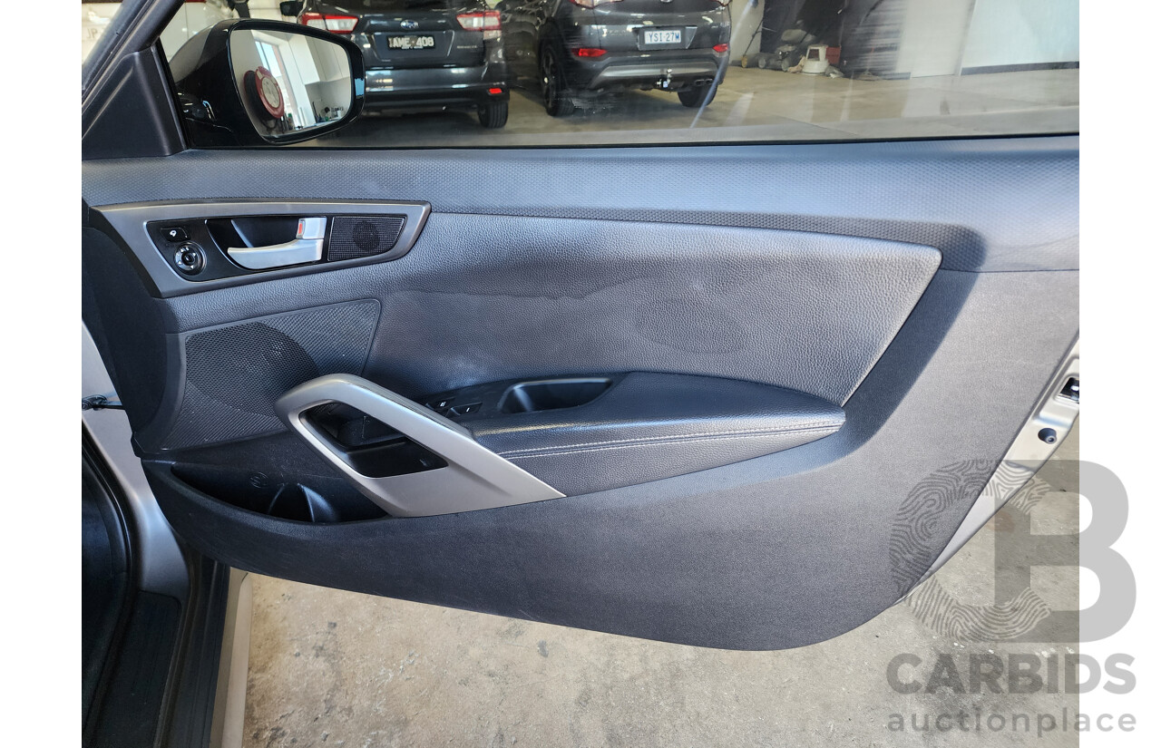 6/2016 Hyundai Veloster  FS4 SERIES 2 3d Coupe Grey 1.6L