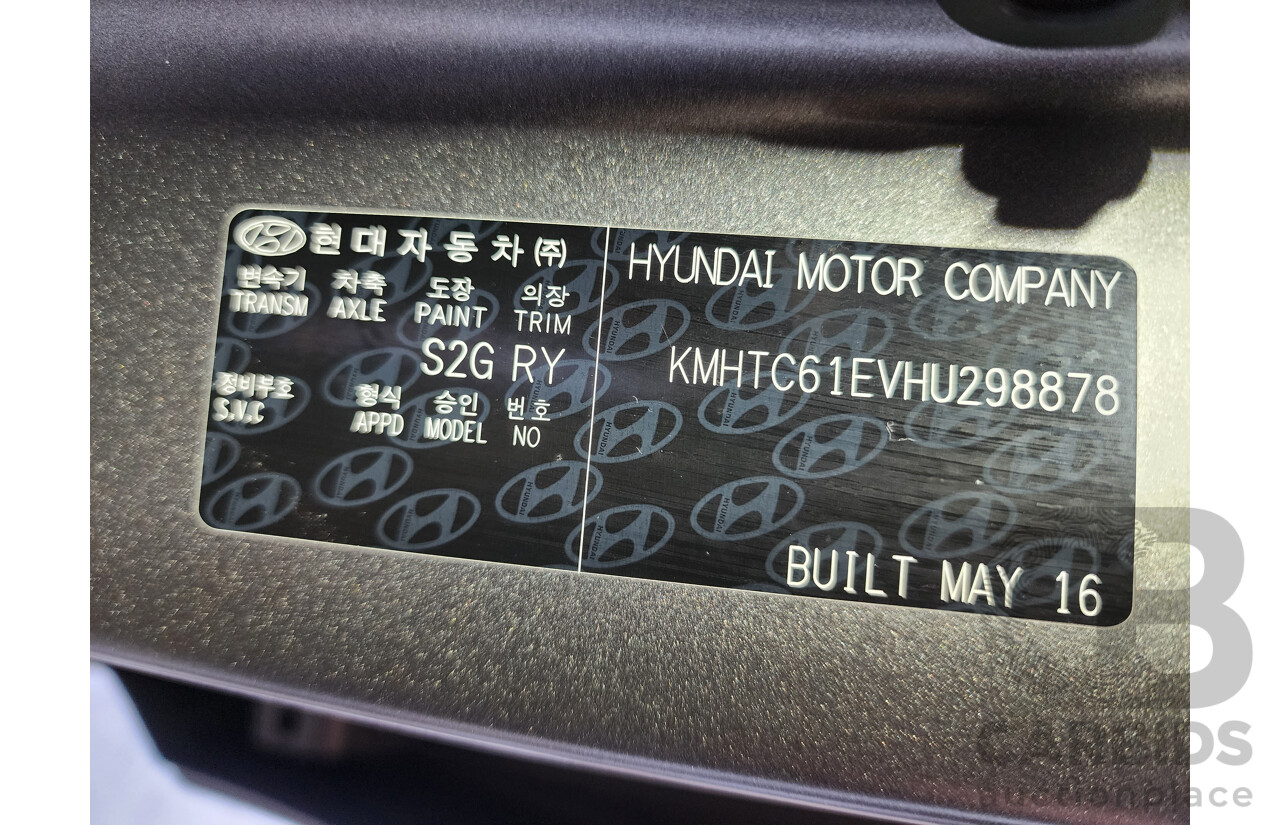 6/2016 Hyundai Veloster  FS4 SERIES 2 3d Coupe Grey 1.6L