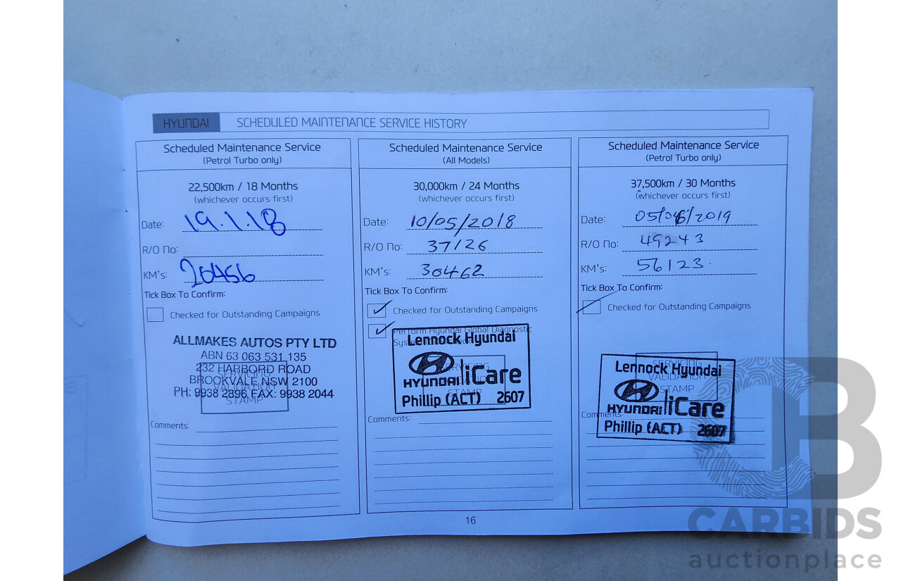 6/2016 Hyundai Veloster  FS4 SERIES 2 3d Coupe Grey 1.6L