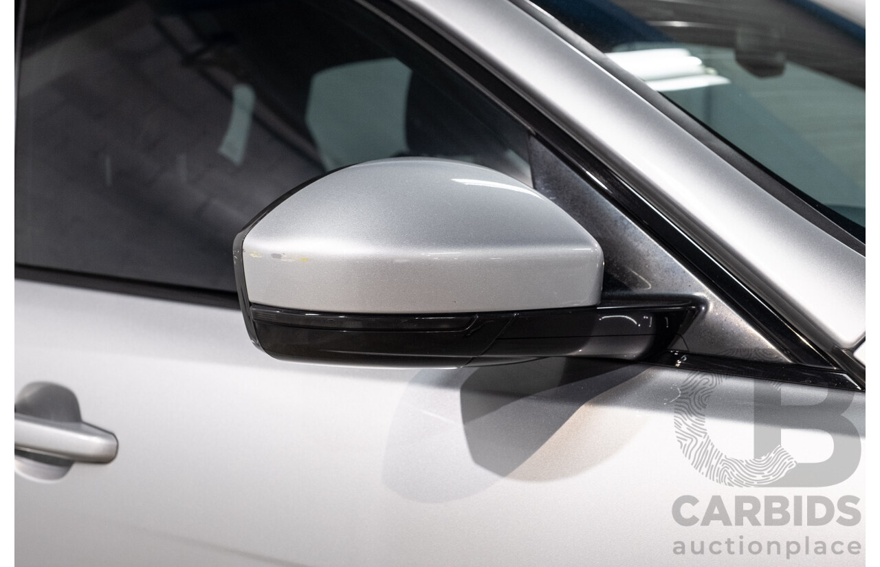 05/2018 Jaguar F-Pace 35t S (AWD 280kW) X761 MY18.5 4d Wagon Indus Silver Metallic Supercharged V6 3.0L