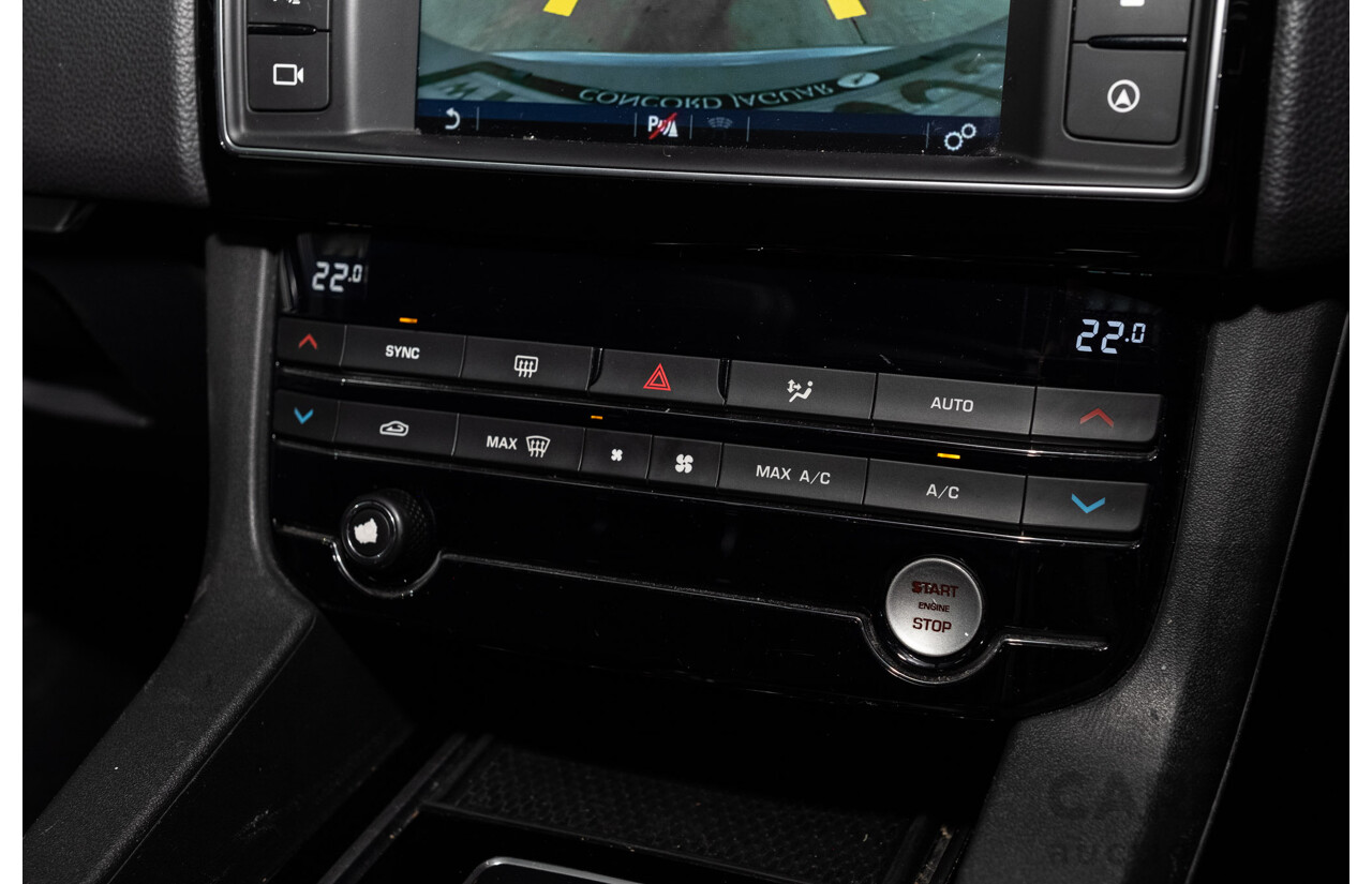 05/2018 Jaguar F-Pace 35t S (AWD 280kW) X761 MY18.5 4d Wagon Indus Silver Metallic Supercharged V6 3.0L