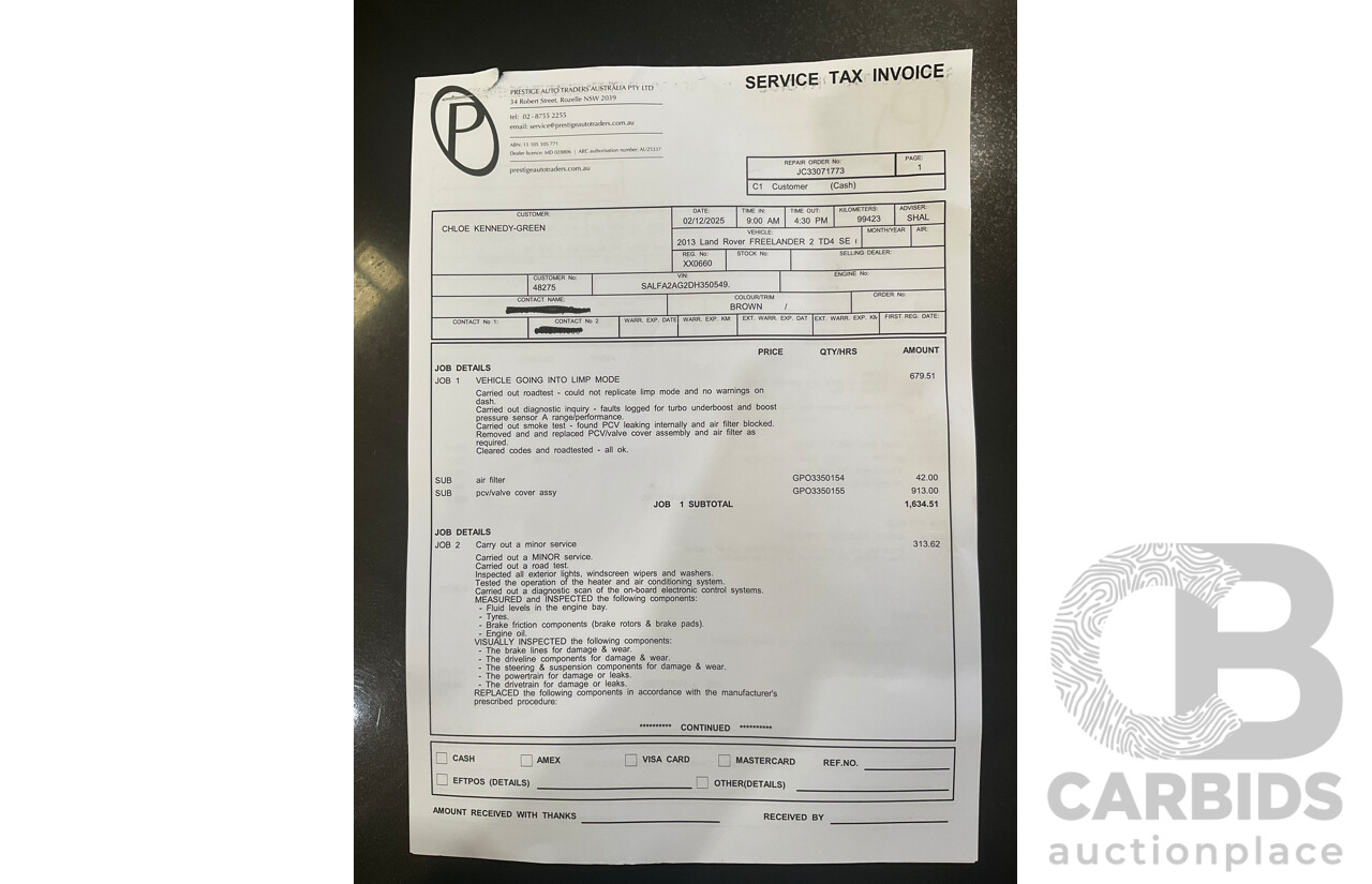 05/2013 Land Rover Freelander 2 Si4 SE (4x4) LF MY13 4D Wagon Havana Metallic Turbo 2.0L