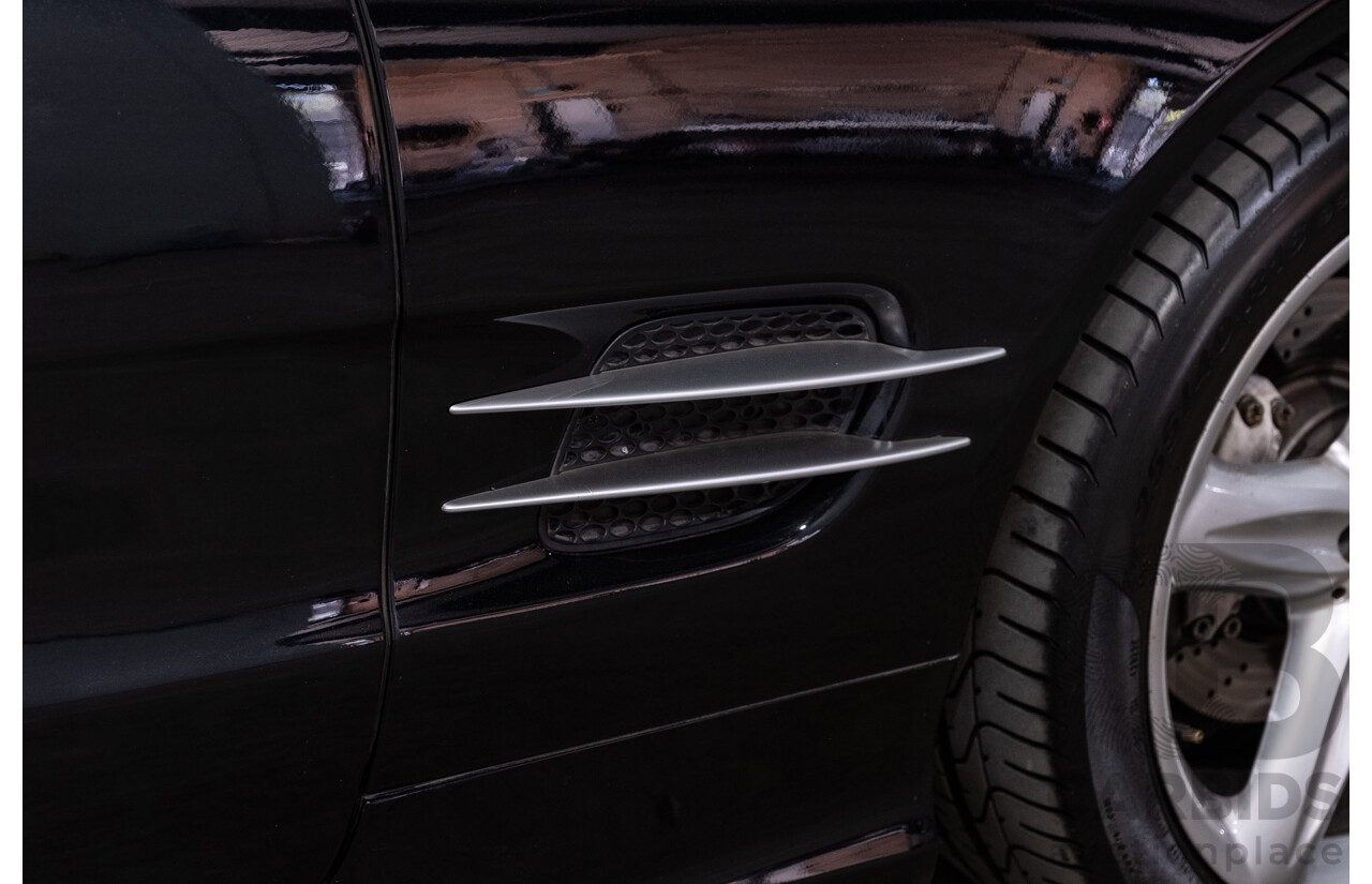 09/2005 Mercedes-Benz SL350 (RWD) R230 2D Convertible Obsidian Black Metallic V6 3.7L